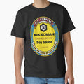 All Purpose Kikkoman Soy Sauce Print Design Men'S Ideal Short Sleeve Black Funny Cotton by VoliteShop