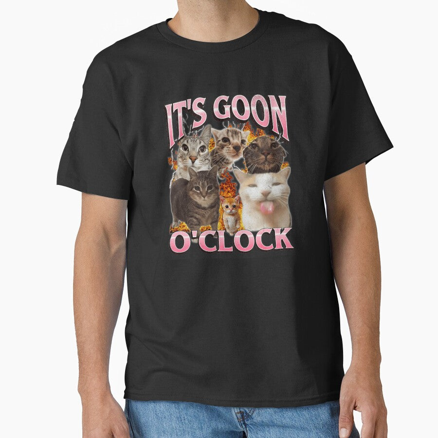 It’s Goon O’Clock Funny Chaotic Cat Meme by tadmercado