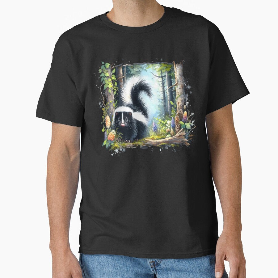 Skunk animal art by RubisLeaf