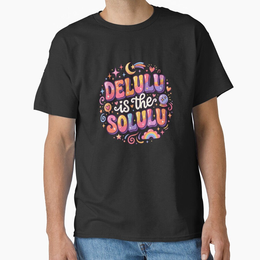 Delulu Is The Solulu Funny Gen Z Slang Aesthetic Meme by LevelUpLad