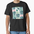 Mid-Century Modern in Mint Green and Pink Pattern by DEC02