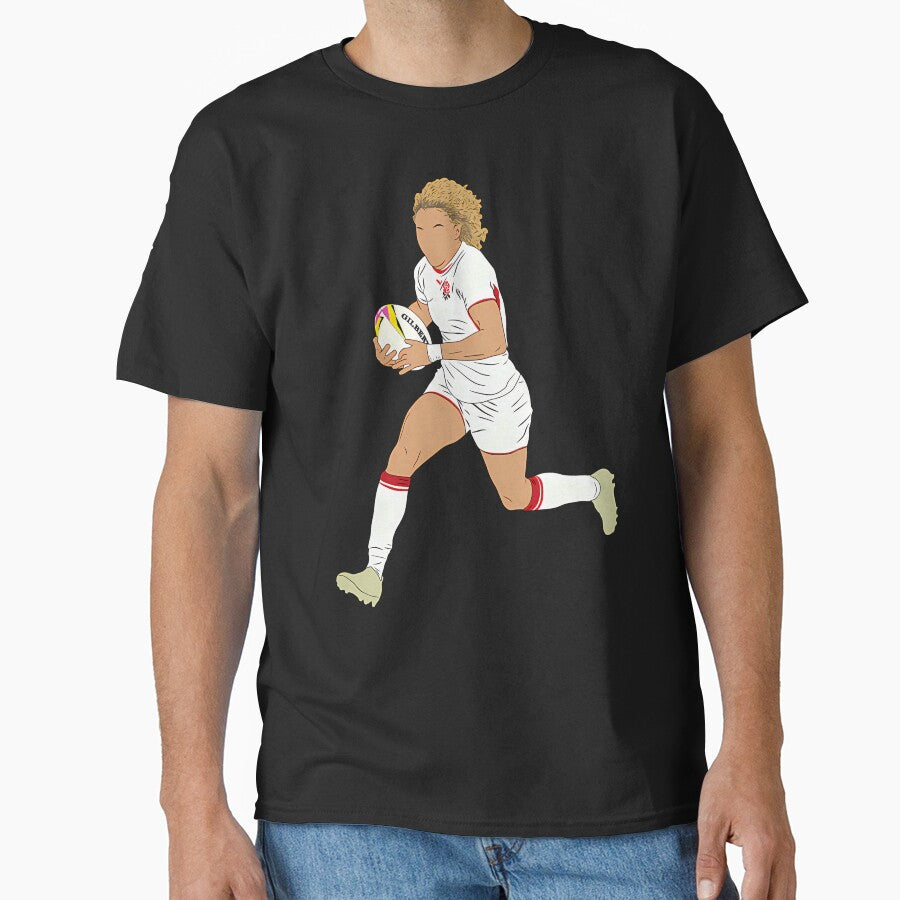 Ellie Kildunne England Rugby Minimalist by BarnesGoldStore