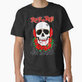Rock And Roll Hippie Skull With Headphones by JuniorFranecki