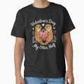 Cute Sea Otters My Otter Half Pun Heart Rock Illustration by zzz888