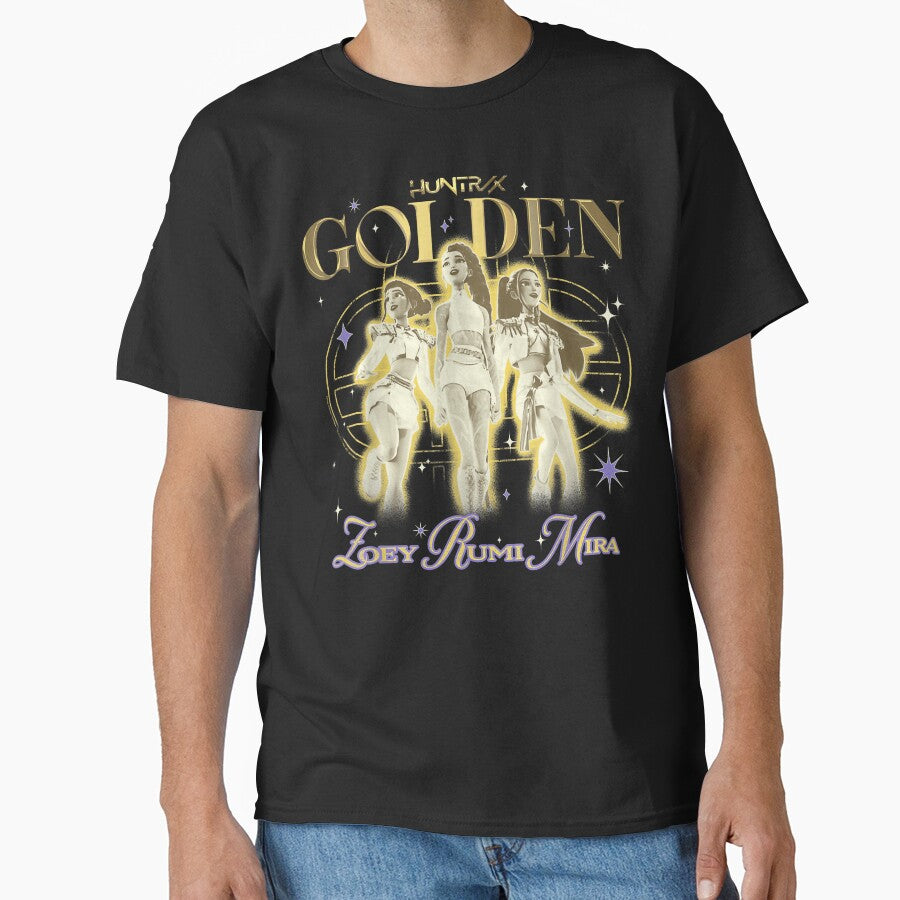 Huntrix Golden Zoey Rumi Mira Retro by ShuntalaWhite