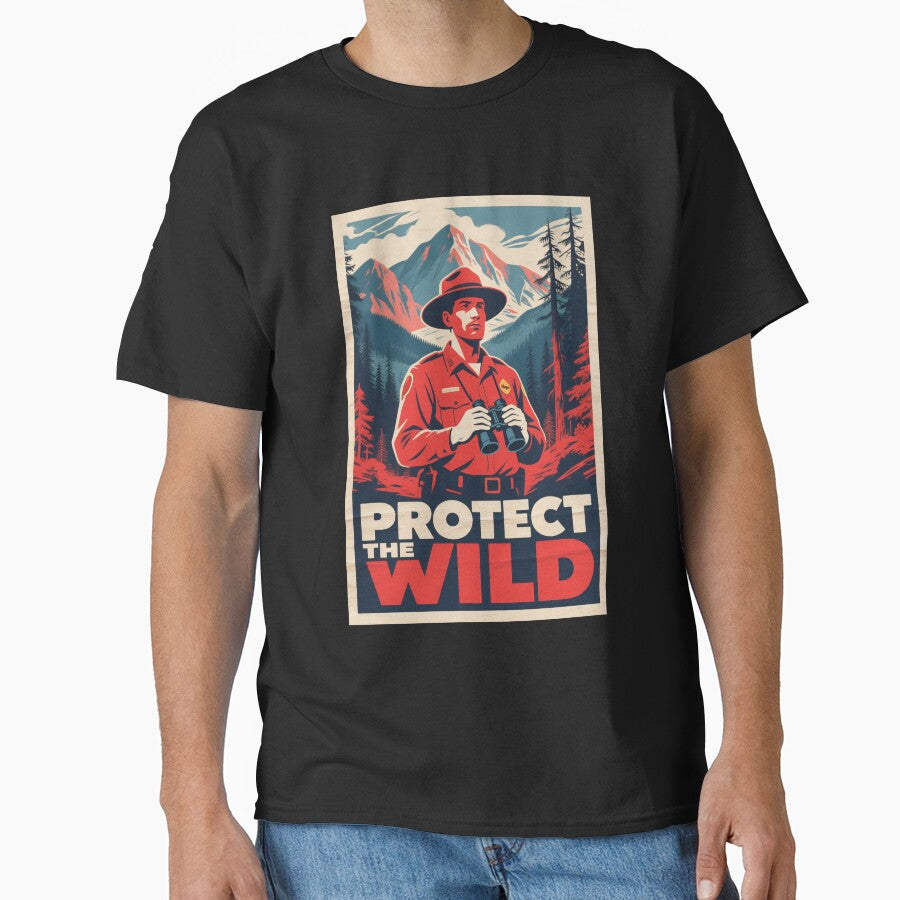 Protect the Wild – Forest Ranger Hope Style propaganda retro by HoopeStylee
