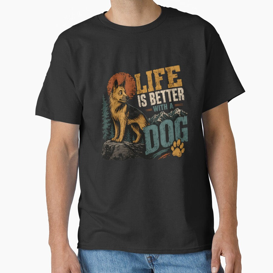 Life Is Better With A Dog German Shepherd Owner Pet Lover Canine by HumansStuck12