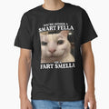 Smart Fella Or Fart Smella, Funny Cat Meme by Joneneee