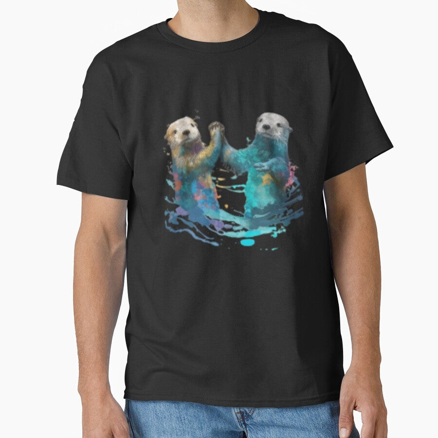 Significant Otters Otters Holding Hands by Unique-for-U