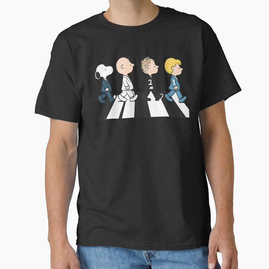 Peanuts Gang Abbey Road Walk by AdrianMis