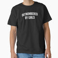 Outnumbered by Girls Funny Dad Men Fathers Day by clothesy7