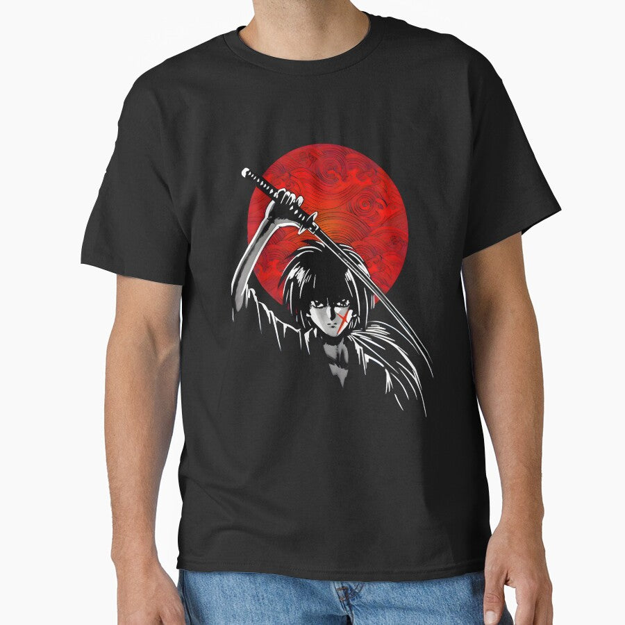 The Waves of Battosai - Himura Kenshin Japanese Ukiyo-e Samurai Art by Teenkai