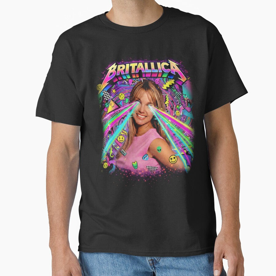 Britallica Britney Spears Metal Tribute 90s style by Smells Like Merch Spirit