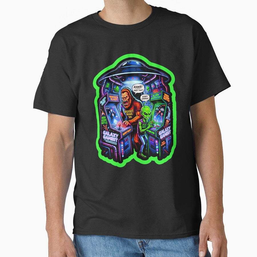Bigfoot Alien Arcade by WoodburyLake
