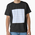 Light Blue Gingham Check Pattern by rimiuvay37