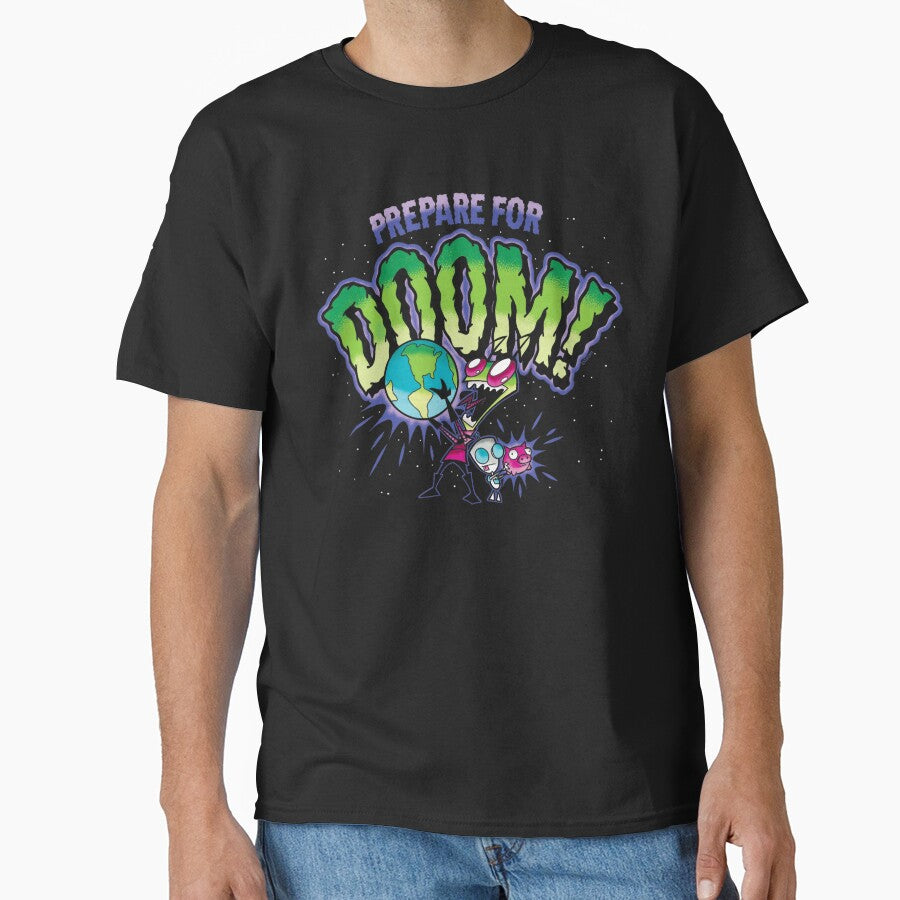 Invader Zim Prepare For Doom Cartoon Graphic Design by layprotuninec