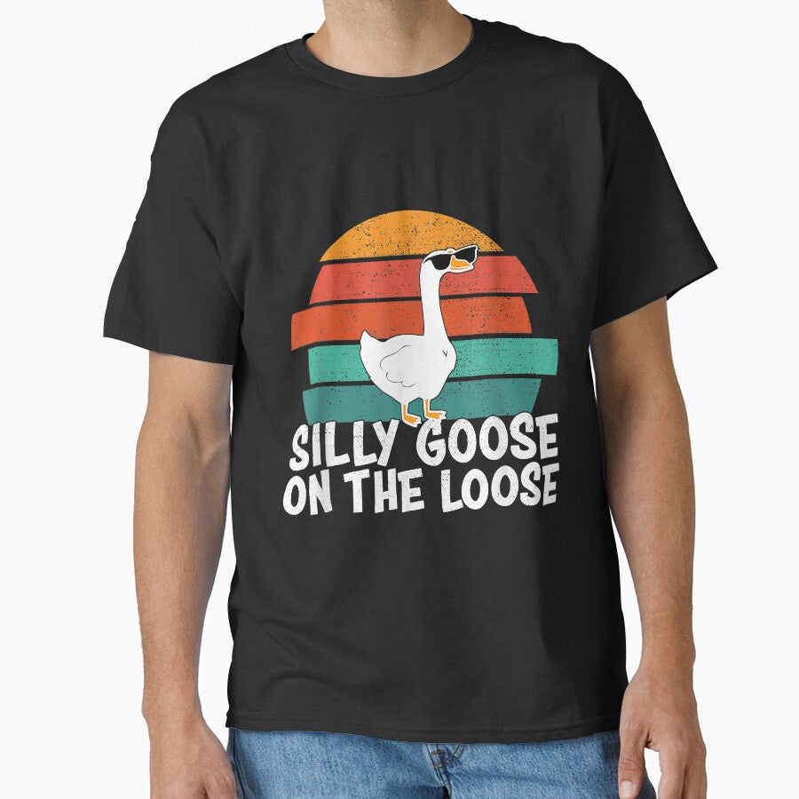 Silly Goose On The Loose Vintage Tee by ConradEan