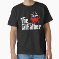 The Catfather Cat Lover Cat Dad Fathers Day by FirnandArt