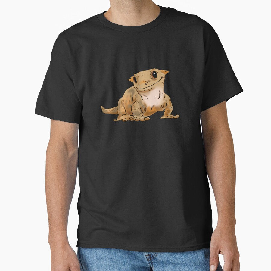 Smiling Crested Gecko, Cute Crested Gecko, Crestie Lover by Furkid Studio