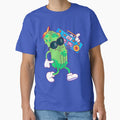 Pickle cartoon with radio illustration by Art-spree