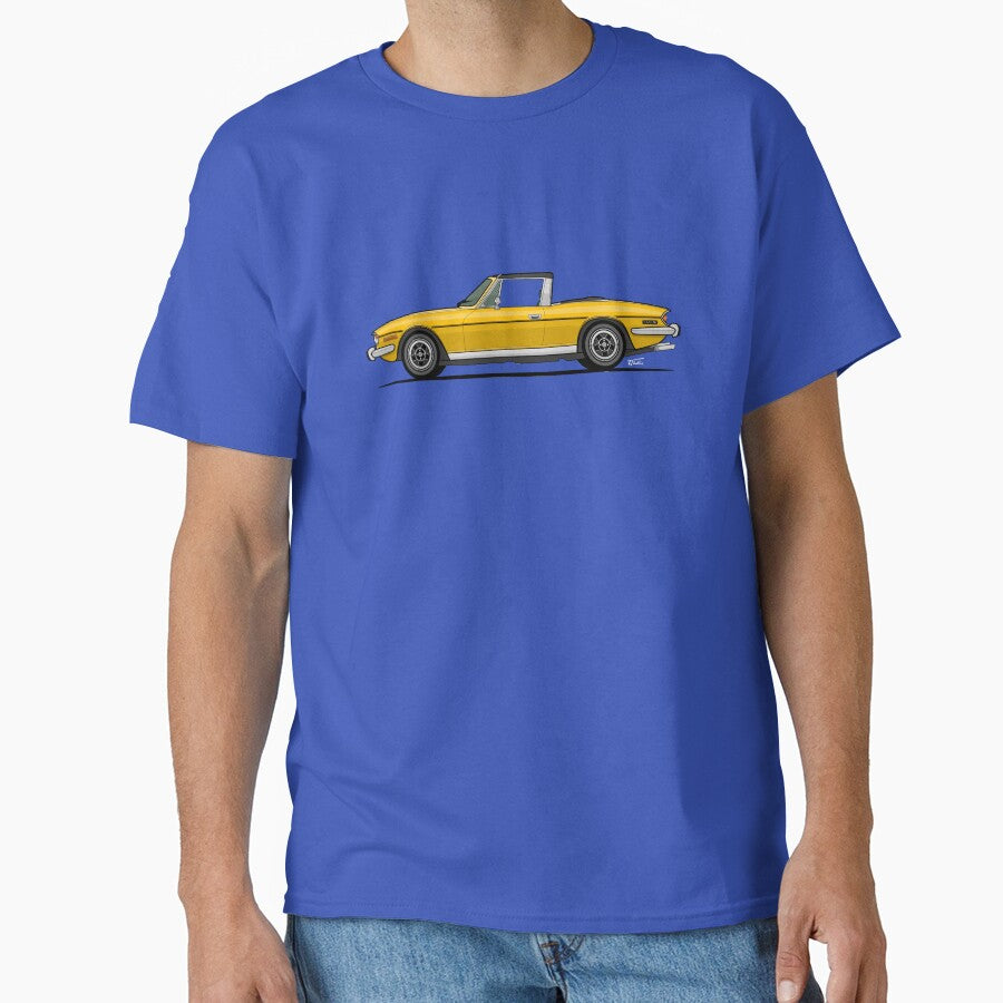 Triumph Stag Single Illustration by RJWautographics