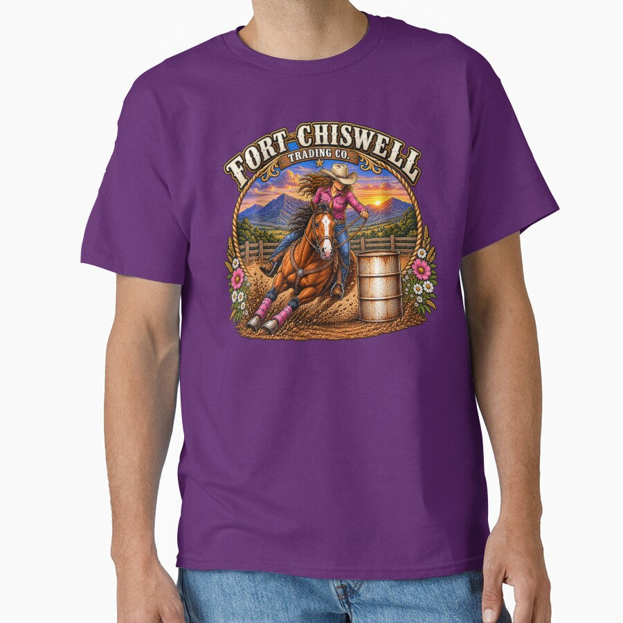 Rodeo Barrel Racing by Fort Chiswell Trading Company