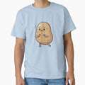 Worried Potato – Funny Anxiety Mascot Art by Strange Comforts