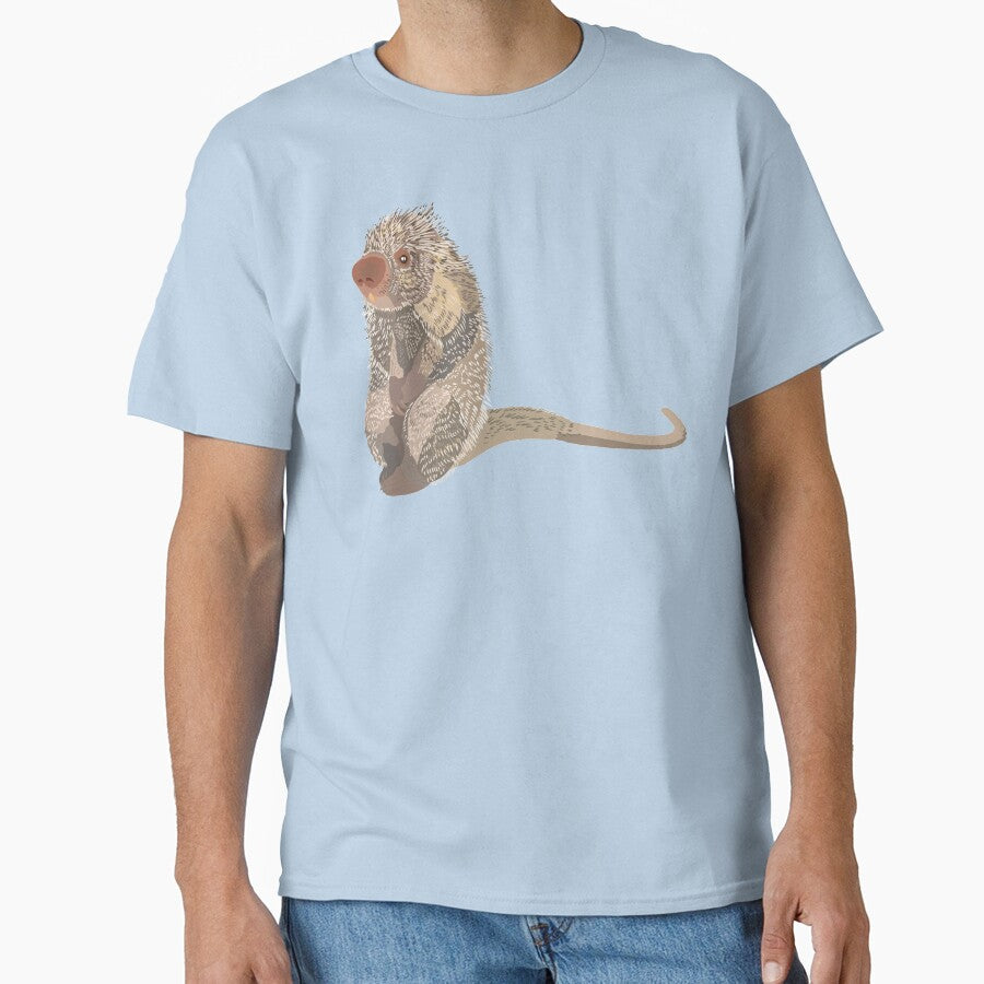 P is for Prehensile Porcupine,Prehensile Porcupine Illustration – Unique Climbing Rodent Artwork by PrettylittlepastelUk