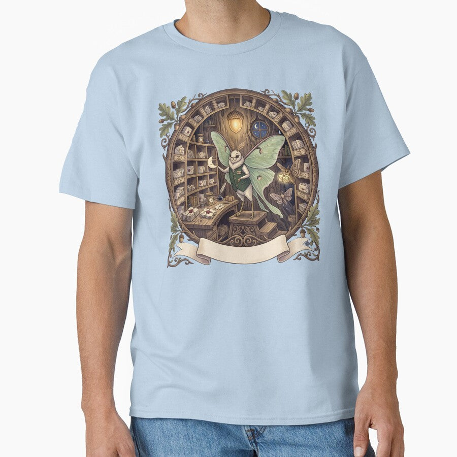 Night Mail Luna Moth Postmaster by Mosslume Studio