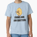 Corks Are For Quitters Funny Wine Duck T-Shirt by TwistedComicLab