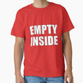 Empty Inside Minimalist Outline lettering by deluxus