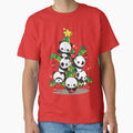 Panda Christmas Tree – Cute Kawaii Holiday Tee by HOLY-D-TEE