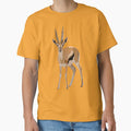 T is for Thomson Gazelle, Thomson’s Gazelle Illustration – Graceful African Antelope Wildlife Art by PrettylittlepastelUk
