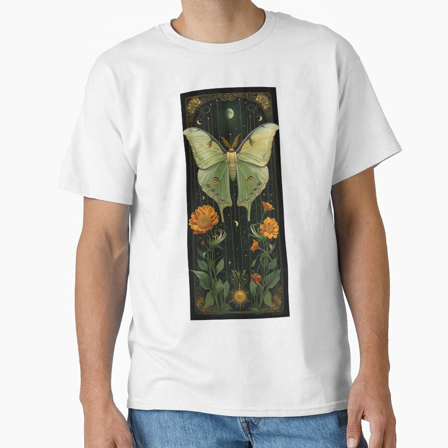 Luna moth - dark cottagecore / dark academia aesthetic goth girl night butterfly by Fantasy Cache