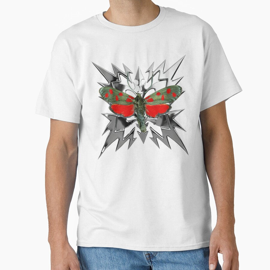 Moth Tribal Shirt – Dark Techno Rave Aesthetic Streetwear by fidelitycastro