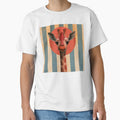 retro giraffe stripes by The Retro Stop