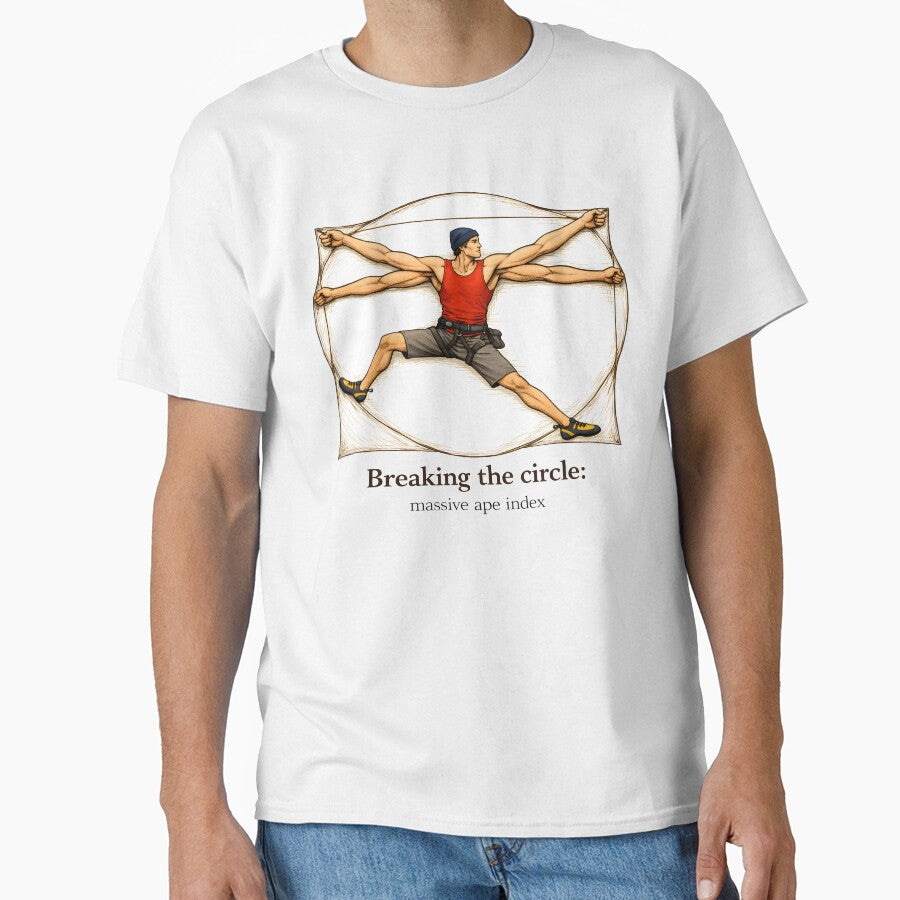Vitruvian climber - massive ape index by pumpedpongo