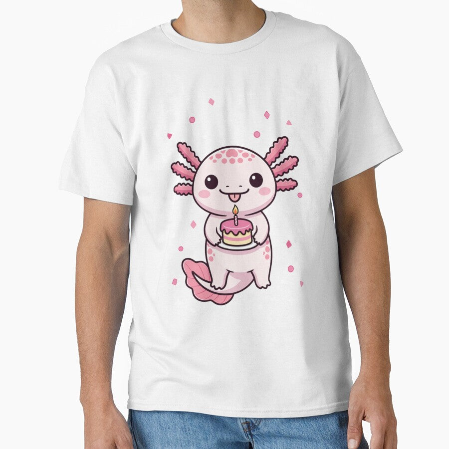 Cheerful Pink Axolotl Birthday Bash by GrumpySableye