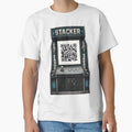 Playable Stacker Retro Arcade Cabinet — Scan Code by QrcadeMachine