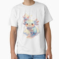 Adorable Axolotl Star Balloon Illustration Pastel Kids Axolotl Art by GrumpySableye