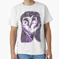 Abstract Face Sketch Purple Black White by BOKEbyTC