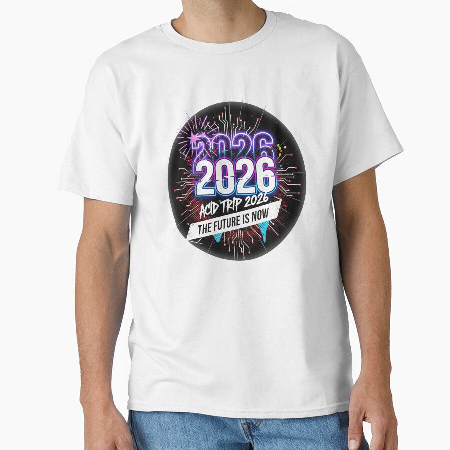 Acid Trip 2026 Cyberpunk Neon Future Art by GrafTeesLab