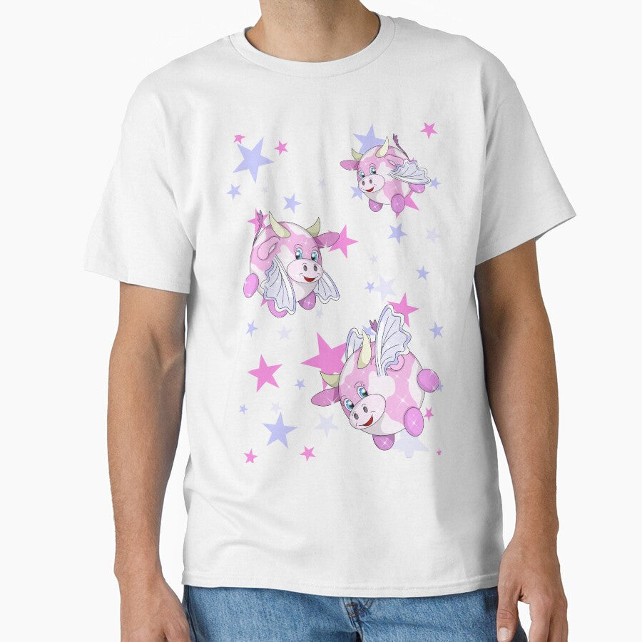 flying cartoon cow by BeingNow