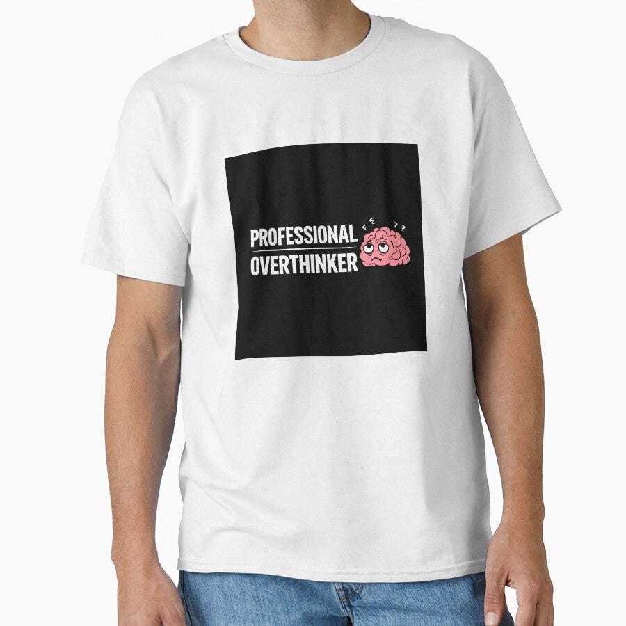 Professional Overthinker Funny Meme Design by Tropivaro