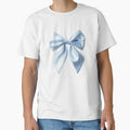Light Blue Satin Bow Aesthetic Coquette Ribbon by jianina-alondra