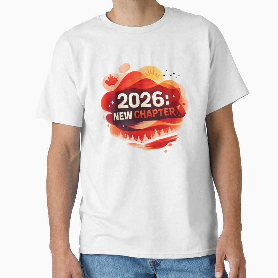 2026 New Chapter – New Year Motivational Design | Inspirational T-shirt Canada by mocci10