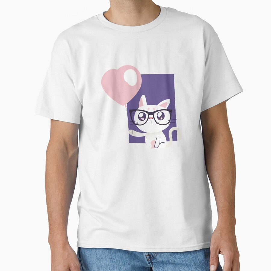 Cute Cat design For Cat Mamas - Cartoon Cat - Cat Mom by DNH Threads