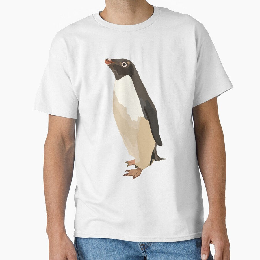 A is for Adelie Penguin,Penguin Illustration – Charming and Playful Antarctic Bird Artwork by PrettylittlepastelUk