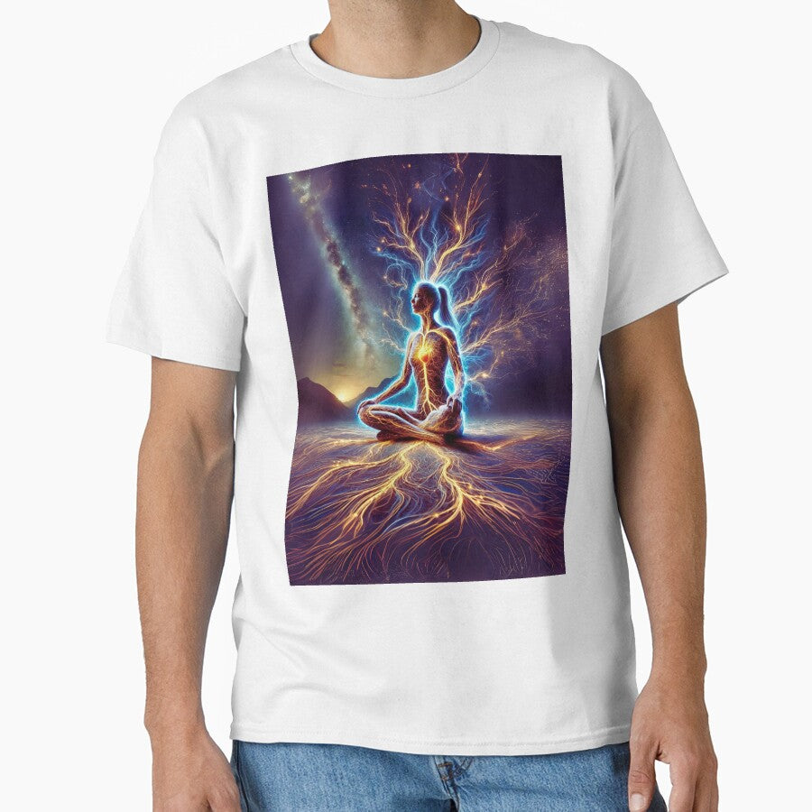 Kundalini Energy Awakening | Divine Masculine & Feminine Balance | Cosmic Meditation Art by Sarasvati’s Divine Art