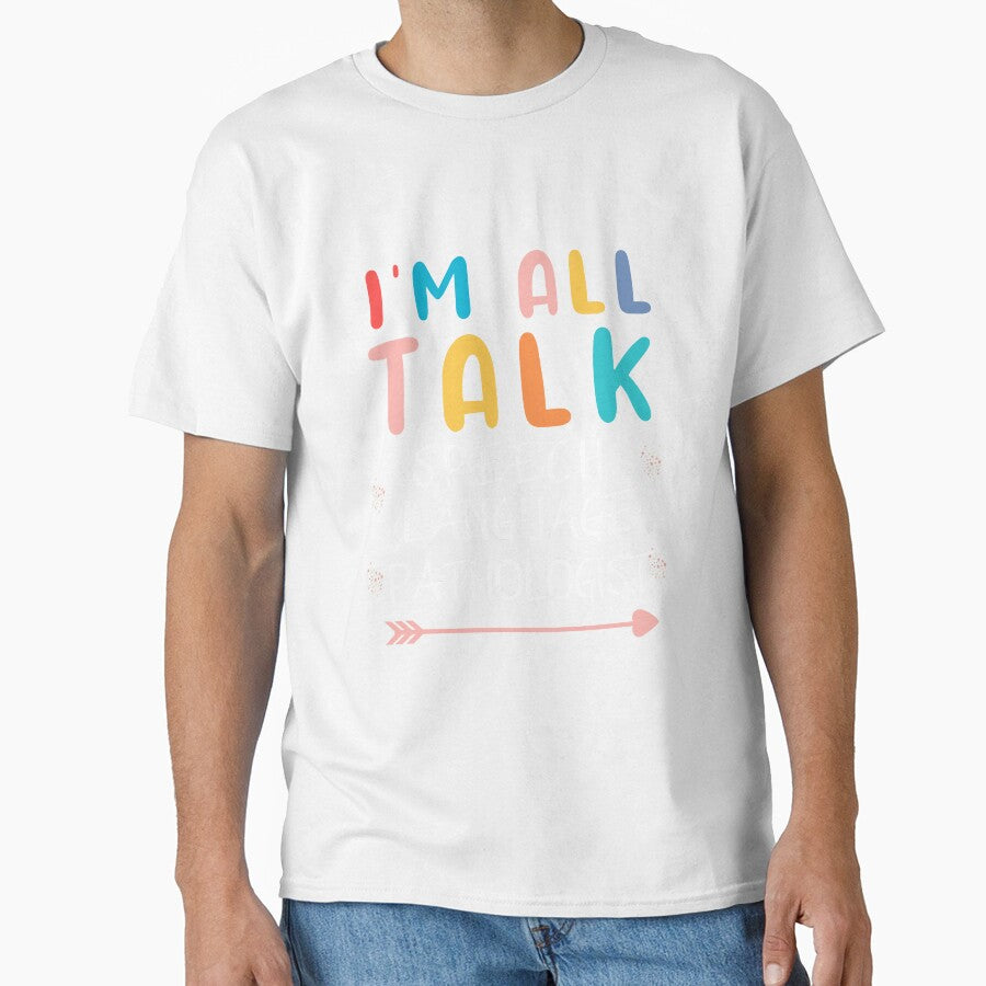 i am all talk, speech language pathologist therapy teacher by POPLIN ⭐ ⭐ ⭐ ⭐ ⭐